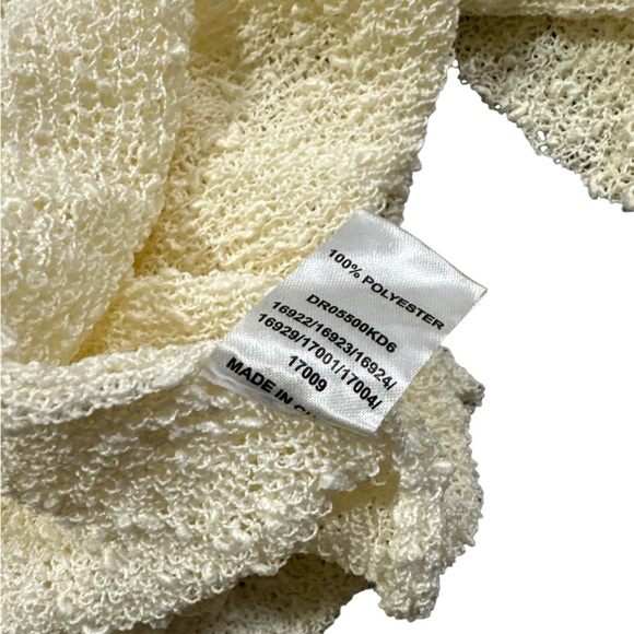 MESHKI Marisol Ivory Off Shoulder Boucle Maxi Dress, Size XXS - Picture 9 of 10